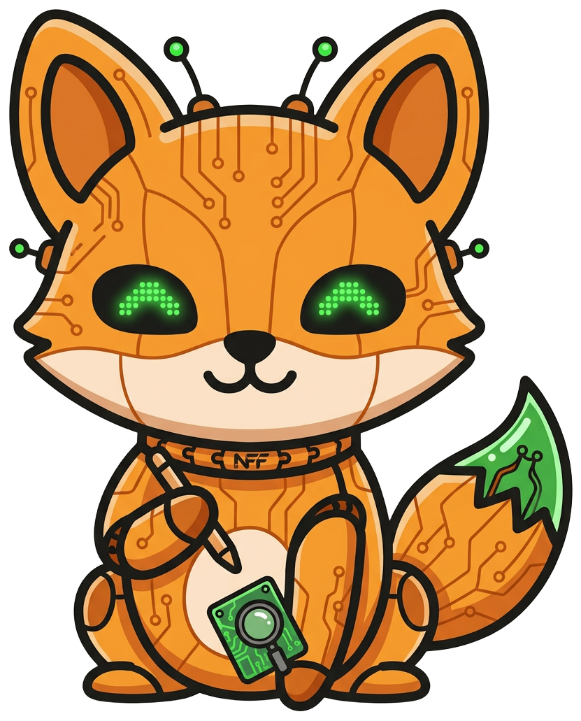 DomainGenius robot fox — AI assistant